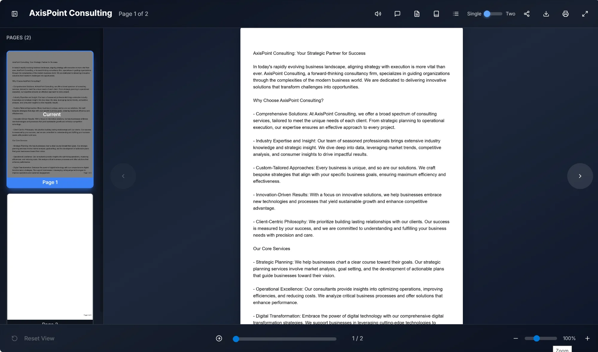 Flipbook in fullscreen mode